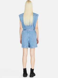 Women Sisley Dresses<Short Denim Jumpsuit