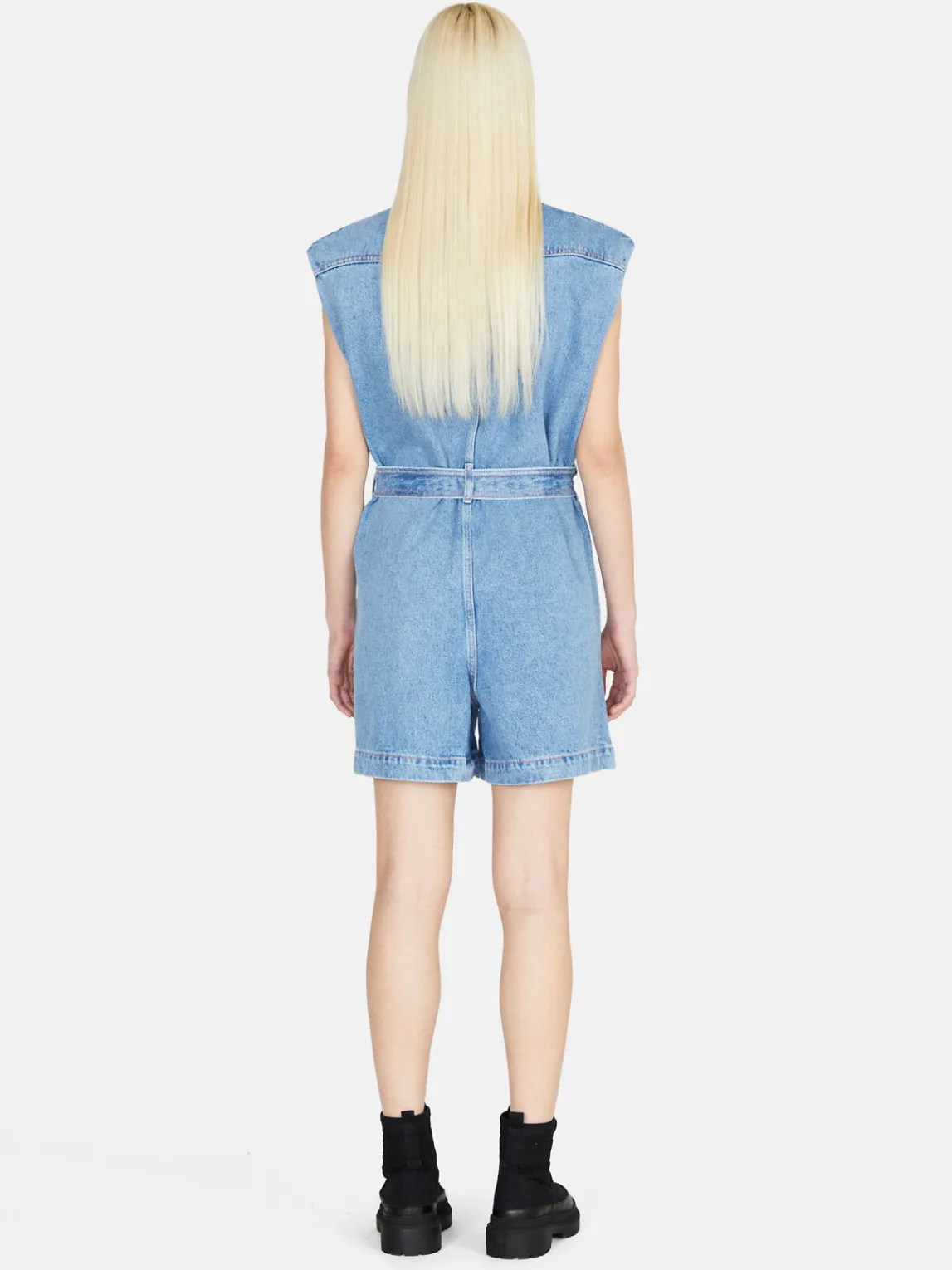 Women Sisley Dresses<Short Denim Jumpsuit