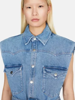 Women Sisley Dresses<Short Denim Jumpsuit