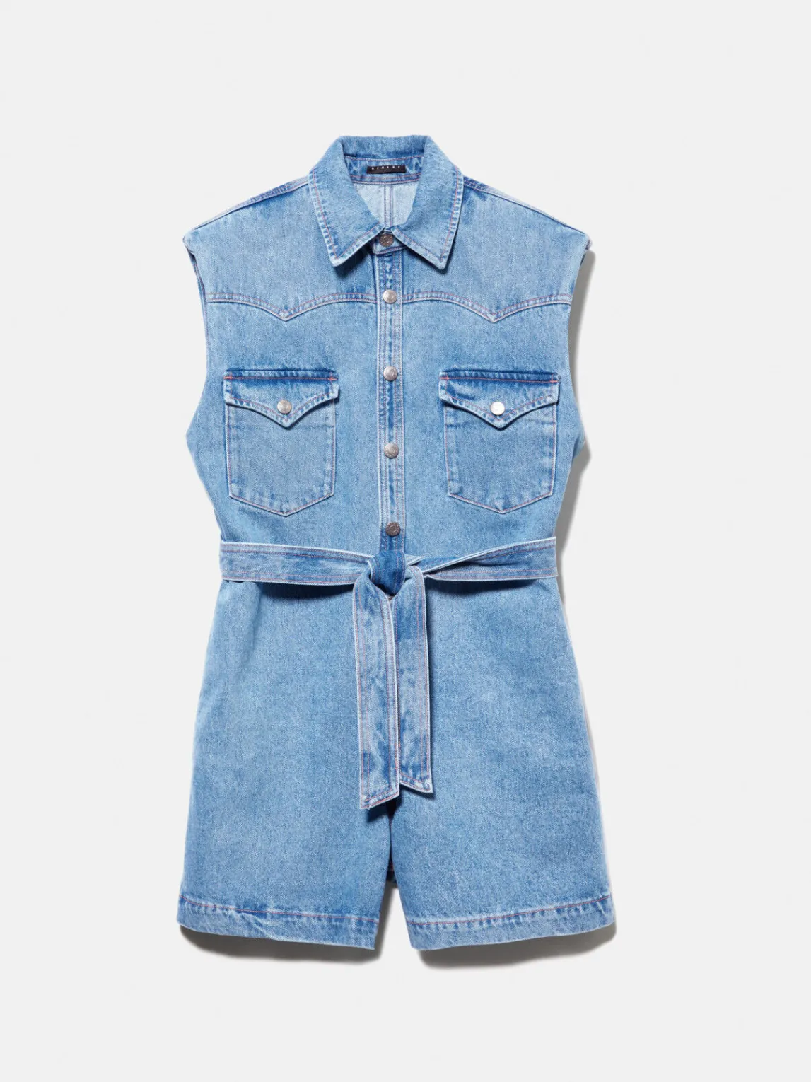 Women Sisley Dresses<Short Denim Jumpsuit