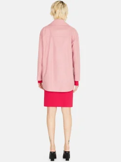 Women Sisley Jackets & Coats<Short Double-Breasted Coat