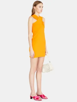 Women Sisley Dresses<Short Dress With Crisscross