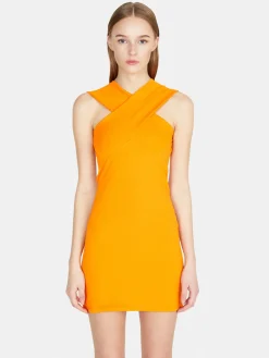Women Sisley Dresses<Short Dress With Crisscross