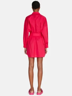 Women Sisley Dresses<Short Shirt Dress With Sash