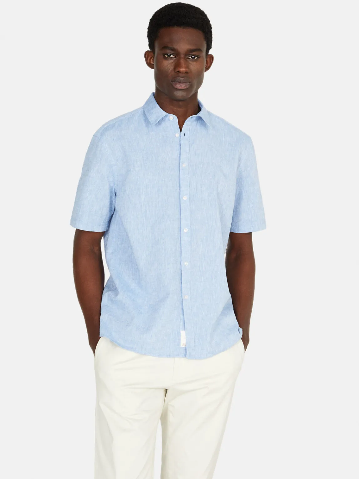 Men Sisley Shirts<Short Sleeve Shirt