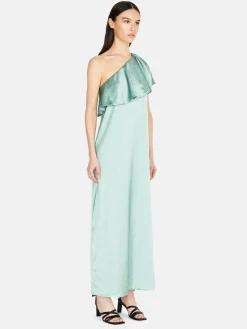 Women Sisley Dresses<Single-Shoulder Satin Dress