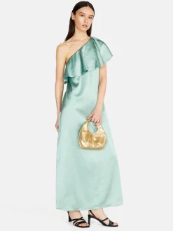 Women Sisley Dresses<Single-Shoulder Satin Dress
