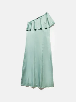 Women Sisley Dresses<Single-Shoulder Satin Dress