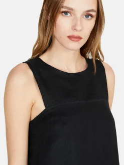 Women Sisley Dresses<Sleeveless Dress In Linen