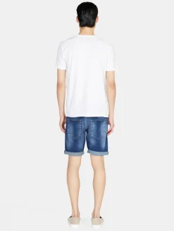 Men Sisley Trousers<Slim Fit Denim Bermudas