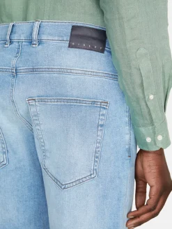 Men Sisley Trousers<Slim Fit Denim Bermudas