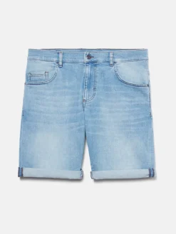 Men Sisley Trousers<Slim Fit Denim Bermudas