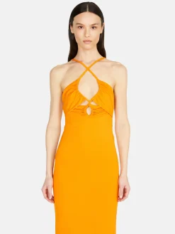 Women Sisley Dresses<Slim Fit Dress With Porthole