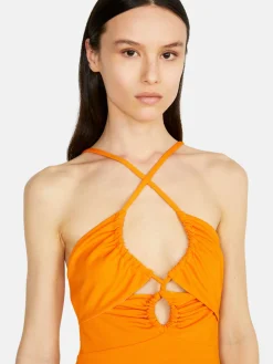 Women Sisley Dresses<Slim Fit Dress With Porthole