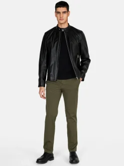 Men Sisley Trousers<Slim Fit Printed Chinos