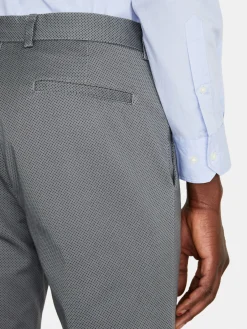 Men Sisley Trousers<Slim Fit Printed Chinos