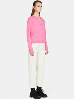 Women Sisley Jumpers & Knitwear<Solid Color Cardigan