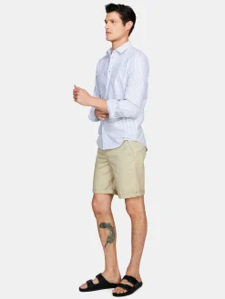 Men Sisley Trousers<Solid Colored Bermudas