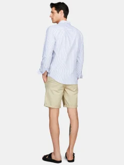 Men Sisley Trousers<Solid Colored Bermudas