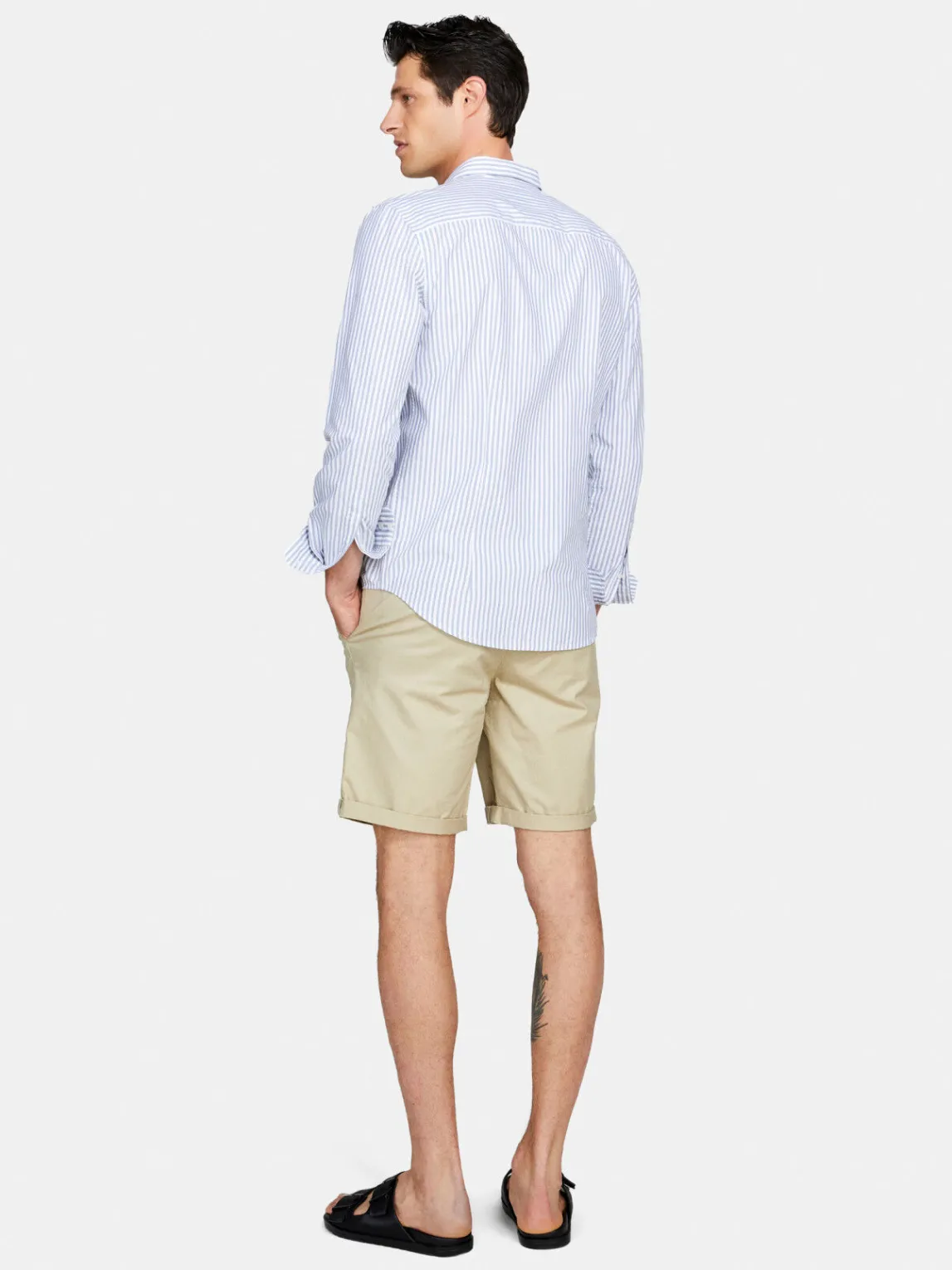 Men Sisley Trousers<Solid Colored Bermudas