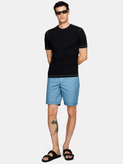 Men Sisley Trousers<Solid Colored Bermudas