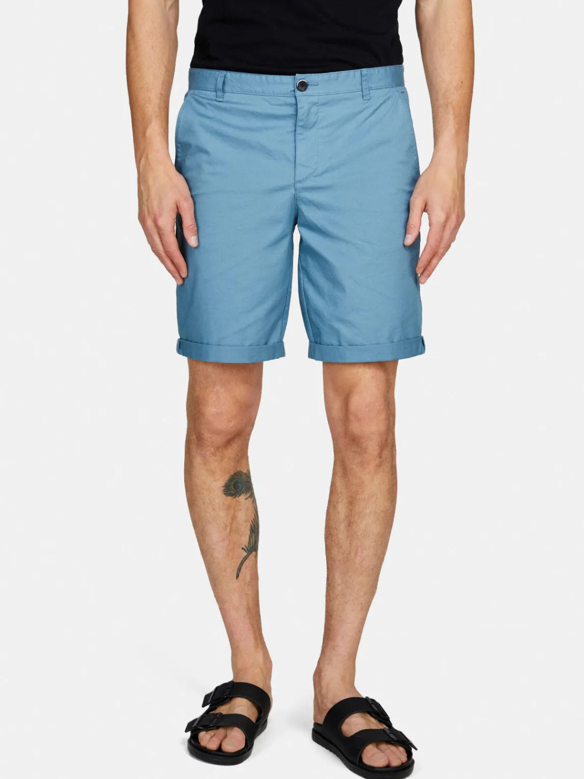 Men Sisley Trousers<Solid Colored Bermudas