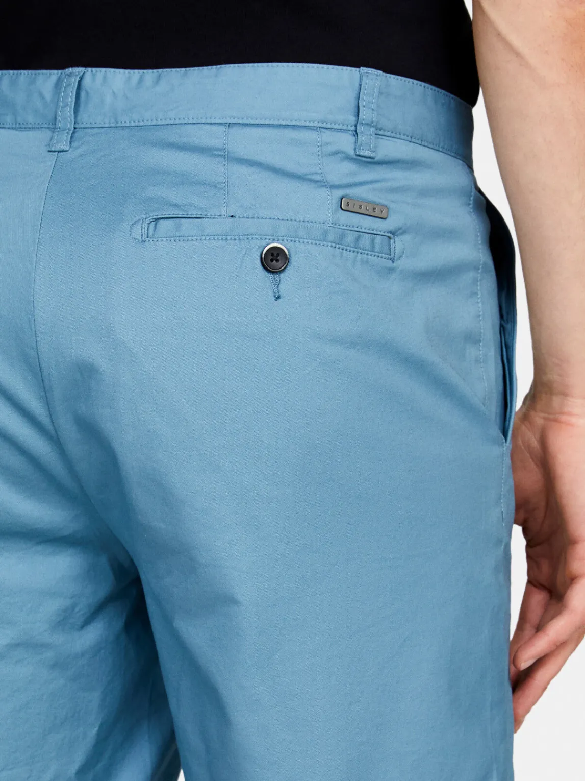 Men Sisley Trousers<Solid Colored Bermudas