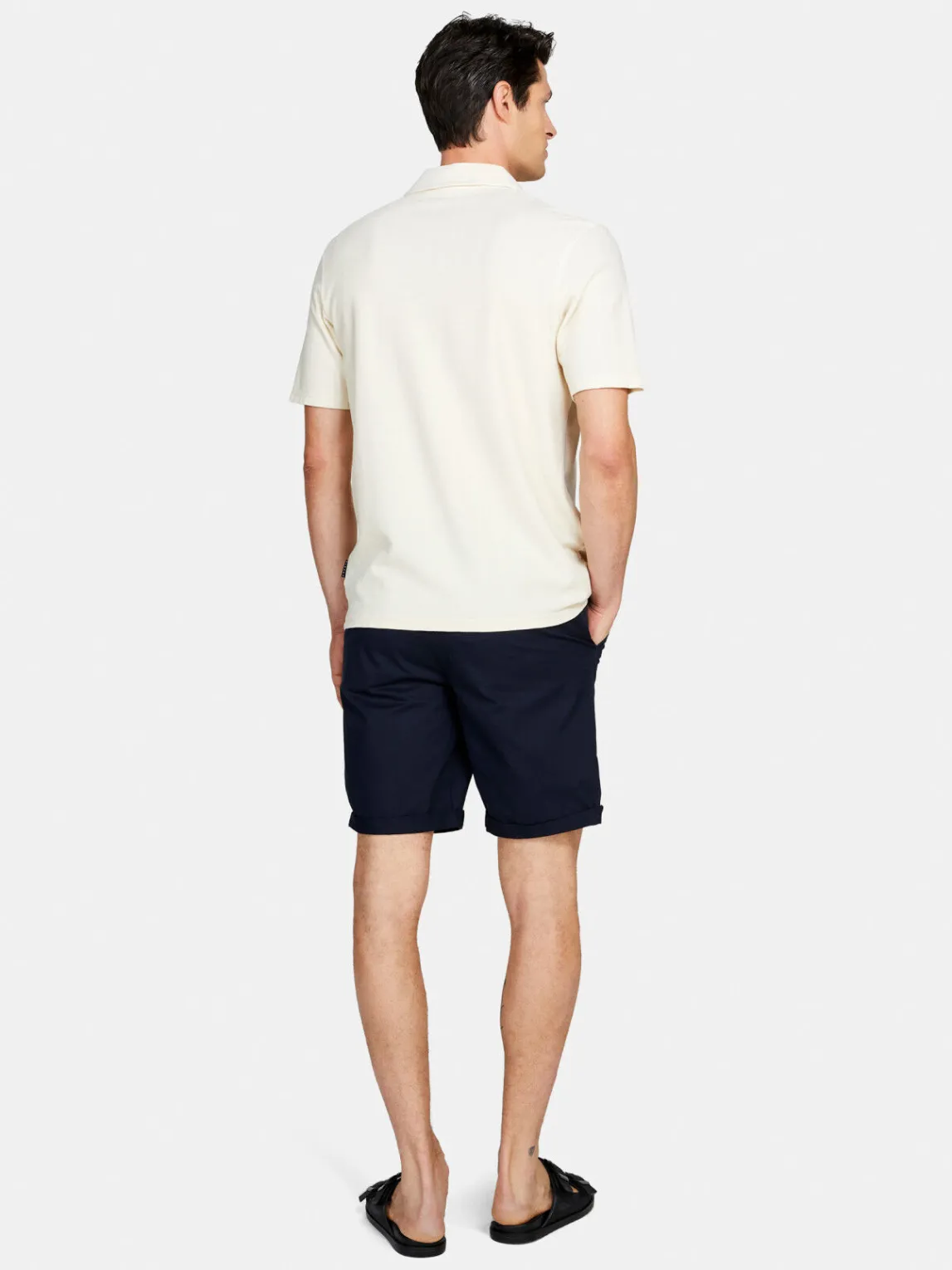 Men Sisley Trousers<Solid Colored Bermudas