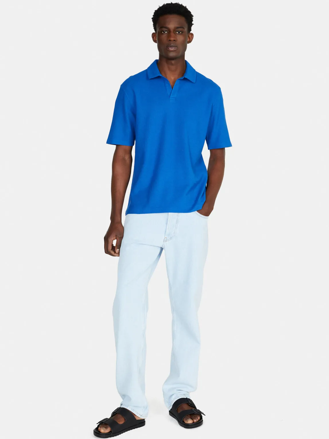 Men Sisley T-Shirts<Solid Colored Polo