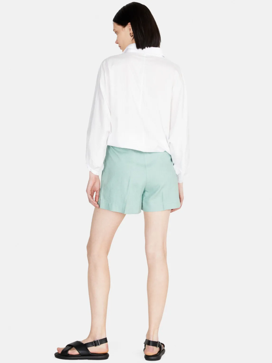 Women Sisley Trousers<Solid Colored Shorts