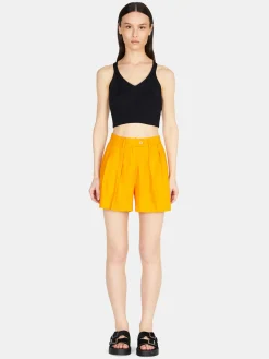 Women Sisley Trousers<Solid Colored Shorts