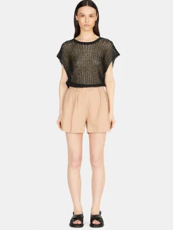 Women Sisley Trousers<Solid Colored Shorts