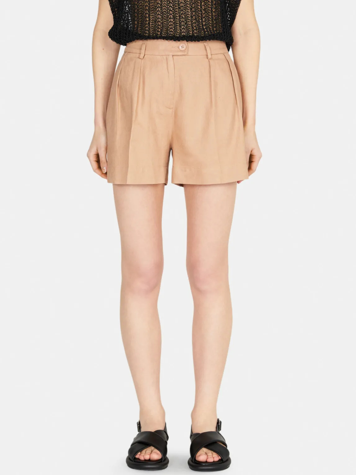 Women Sisley Trousers<Solid Colored Shorts