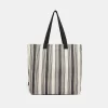 Men Sisley Bags & Rucksacks<Striped Tote Bag