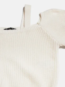 Girls Sisley Jumpers & Cardigans<Sweater With Bare Shoulders