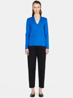 Women Sisley Jumpers & Knitwear<Sweater With Plunging Neckline