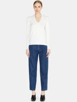Women Sisley Jumpers & Knitwear<Sweater With Plunging Neckline