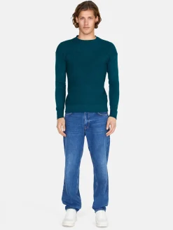 Men Sisley Jumpers & Knitwear<Sweater With Stitching Features