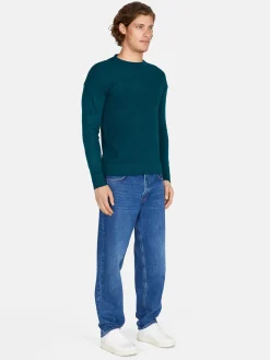 Men Sisley Jumpers & Knitwear<Sweater With Stitching Features