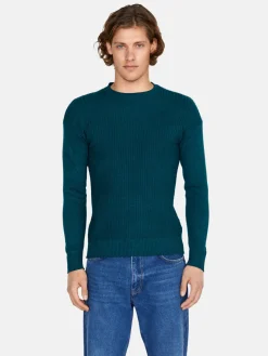 Men Sisley Jumpers & Knitwear<Sweater With Stitching Features