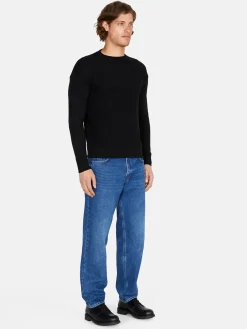 Men Sisley Jumpers & Knitwear<Sweater With Stitching Features