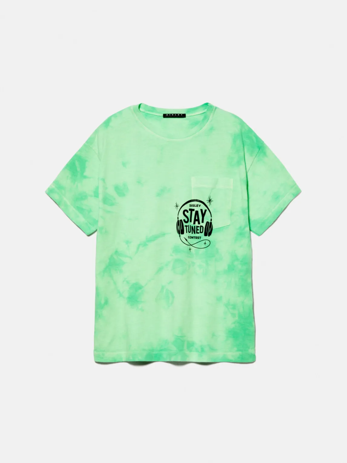 Boys Sisley Shirts & T-Shirts<Tie-Dye T-Shirt With Print