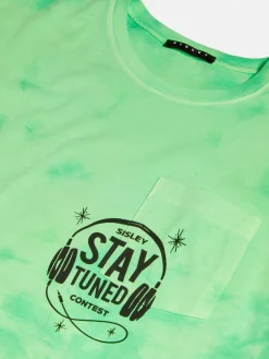 Boys Sisley Shirts & T-Shirts<Tie-Dye T-Shirt With Print