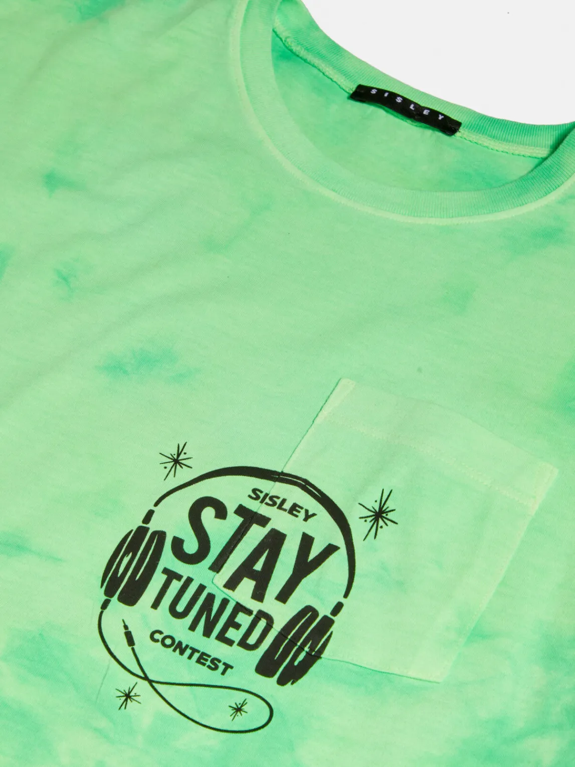 Boys Sisley Shirts & T-Shirts<Tie-Dye T-Shirt With Print