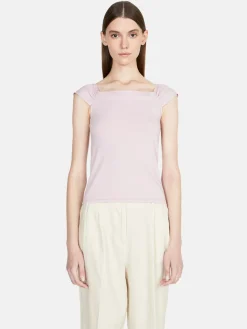 Women Sisley Tops & T-Shirts<Top With Exposed Shoulders