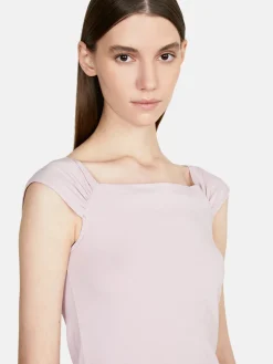 Women Sisley Tops & T-Shirts<Top With Exposed Shoulders