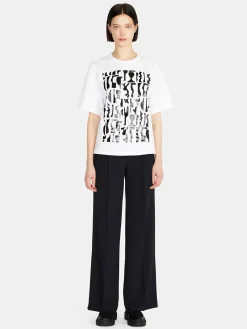 Women Sisley Trousers<Trousers With Clashing Slits
