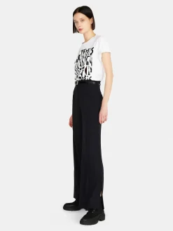 Women Sisley Trousers<Trousers With Clashing Slits