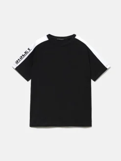 Boys Sisley Shirts & T-Shirts<T-Shirt With Bands And Logo