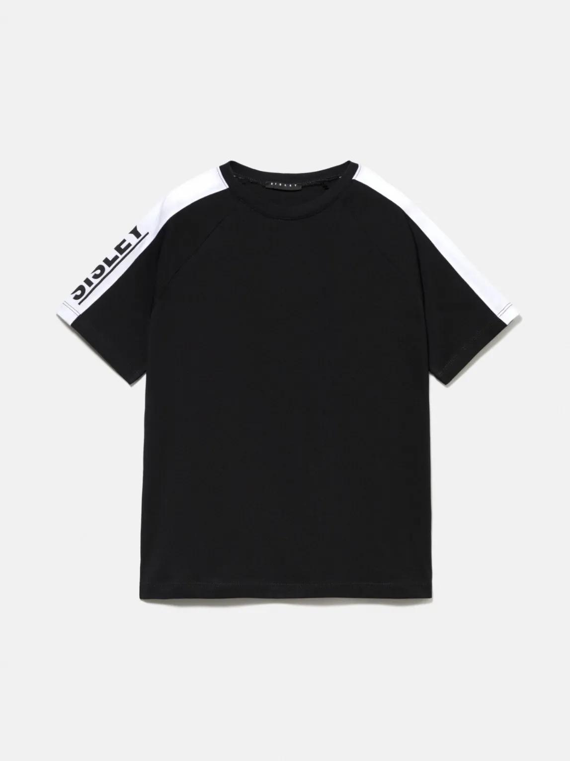 Boys Sisley Shirts & T-Shirts<T-Shirt With Bands And Logo